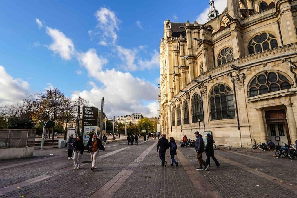 Studio With Home Cinema@Paris Chatelet Exterior photo